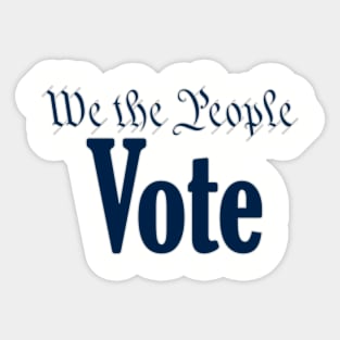 We the people vote Sticker